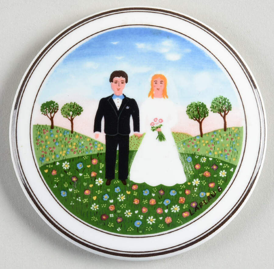 Naif Wedding Lid for 3" Candy Box by Villeroy & Boch-1