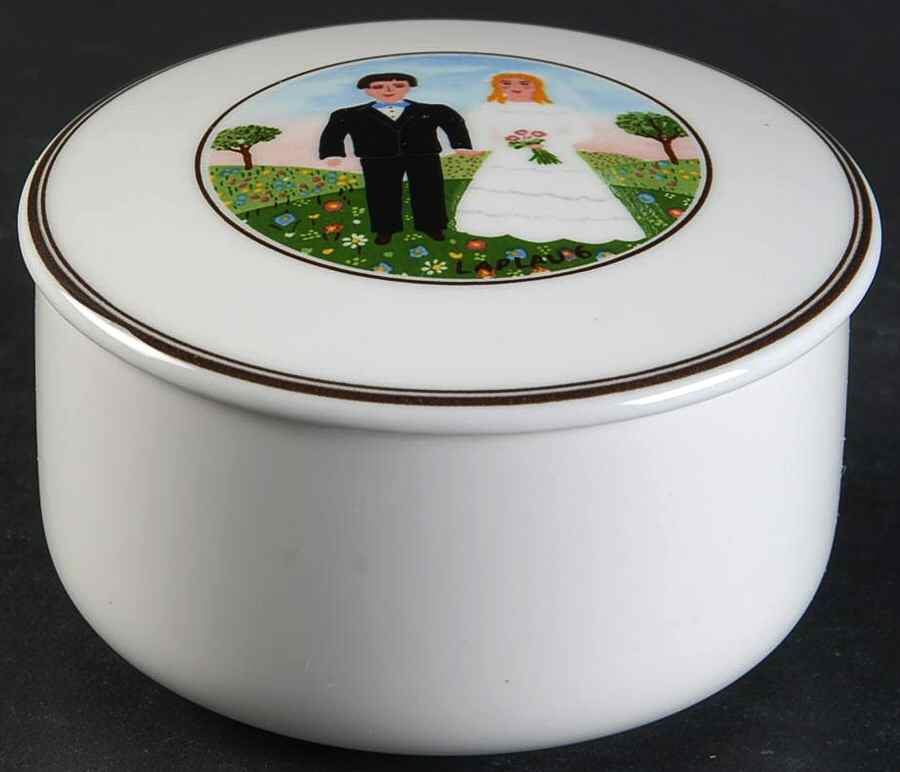 Naif Wedding 3" Candy Box & Lid by Villeroy & Boch-1