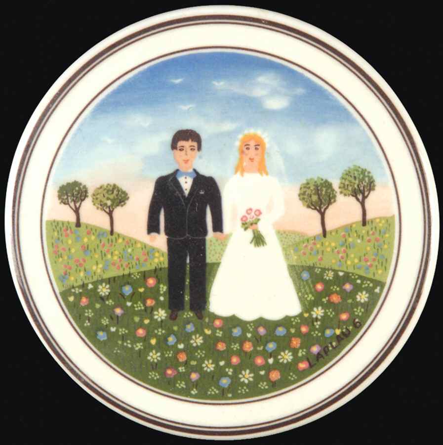 Naif Wedding Lid for 3" Candy Box by Villeroy & Boch-1