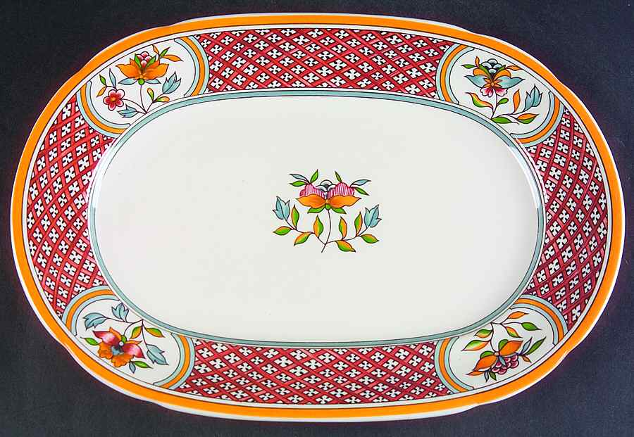 Normandie 13" Oval Serving Platter by Villeroy & Boch-1