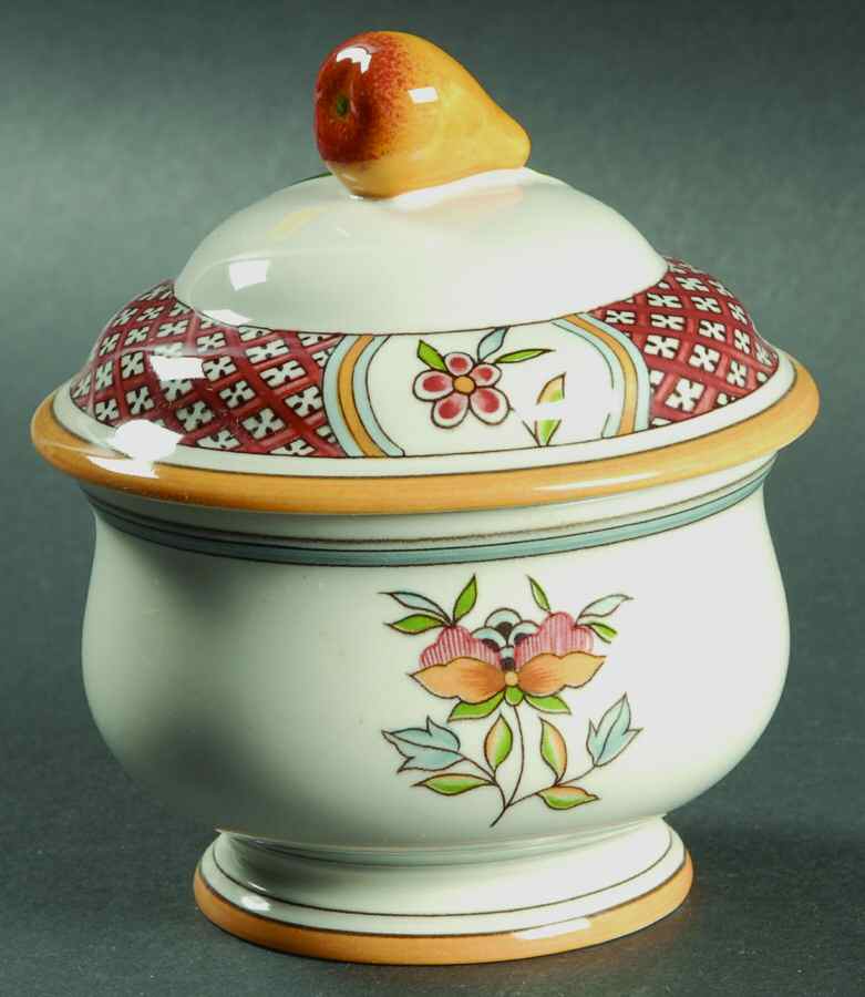Normandie Sugar Bowl & Lid by Villeroy & Boch-1