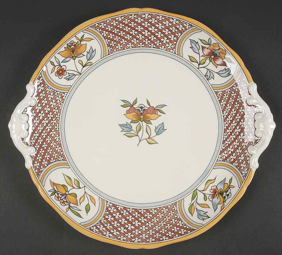 Normandie Handled Cake Plate by Villeroy & Boch-1