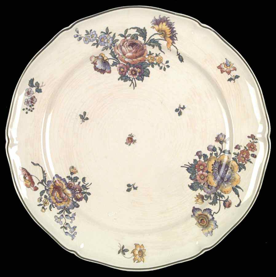 Old Abbey Sprays 12" Chop Plate (Round Platter) by Villeroy & Boch-1