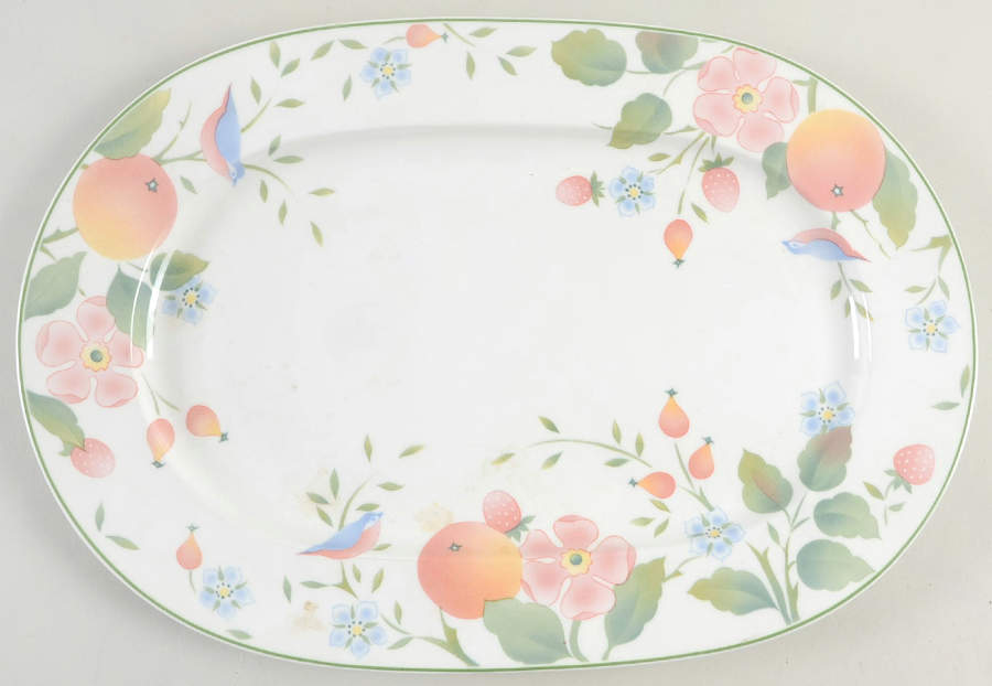 Orangerie 13" Oval Serving Platter by Villeroy & Boch-1