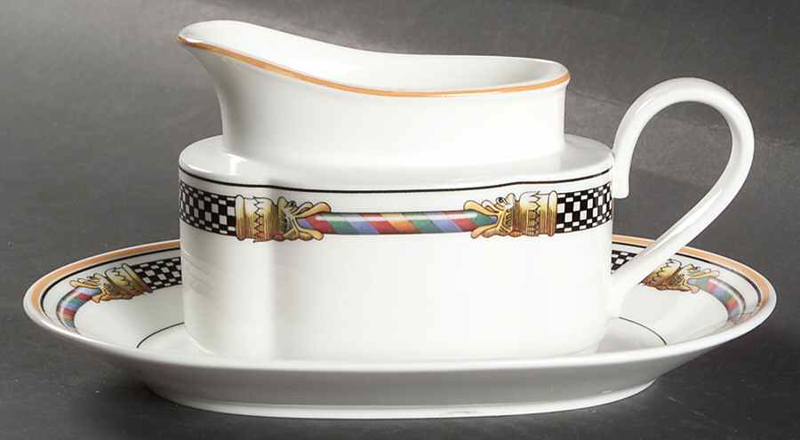 Ornamento Gravy Boat & Underplate by Villeroy & Boch-1