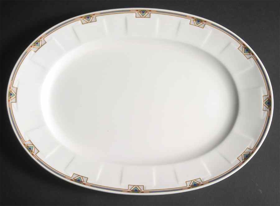 Park Avenue 13" Oval Serving Platter by Villeroy & Boch-1