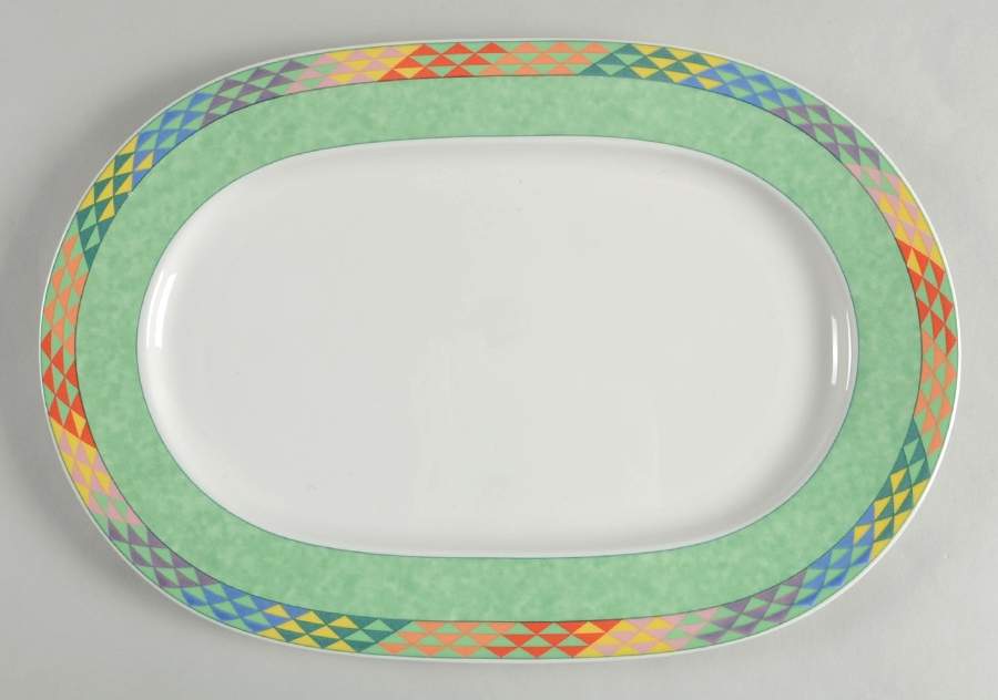 Pamplona 13" Oval Serving Platter by Villeroy & Boch-1