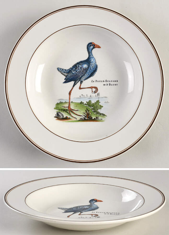 Paradiso (Brown Trim & Band) Rim Soup Bowl by Villeroy & Boch-1