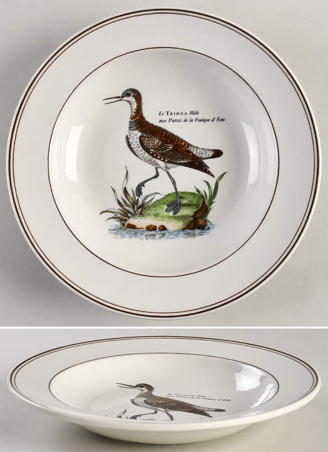 Paradiso (Brown Trim & Band) Rim Soup Bowl by Villeroy & Boch-1