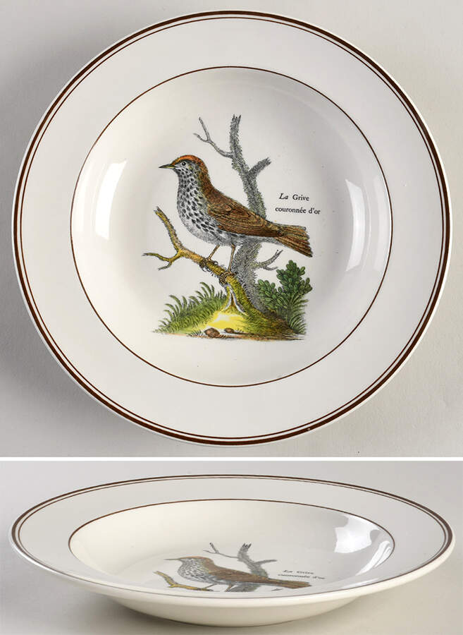 Paradiso (Brown Trim & Band) Rim Soup Bowl by Villeroy & Boch-1