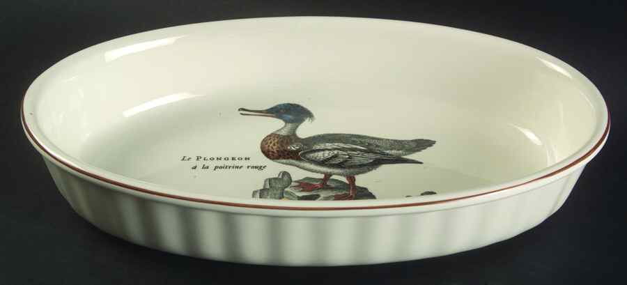 Paradiso (Brown Trim & Band) 11" Oval Baker by Villeroy & Boch-1
