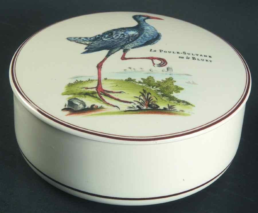 Paradiso (Brown Trim & Band) Large Candy Box & Lid by Villeroy & Boch-1