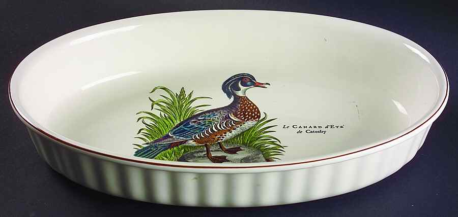 Paradiso (Brown Trim & Band) 16" Oval Baker by Villeroy & Boch-1
