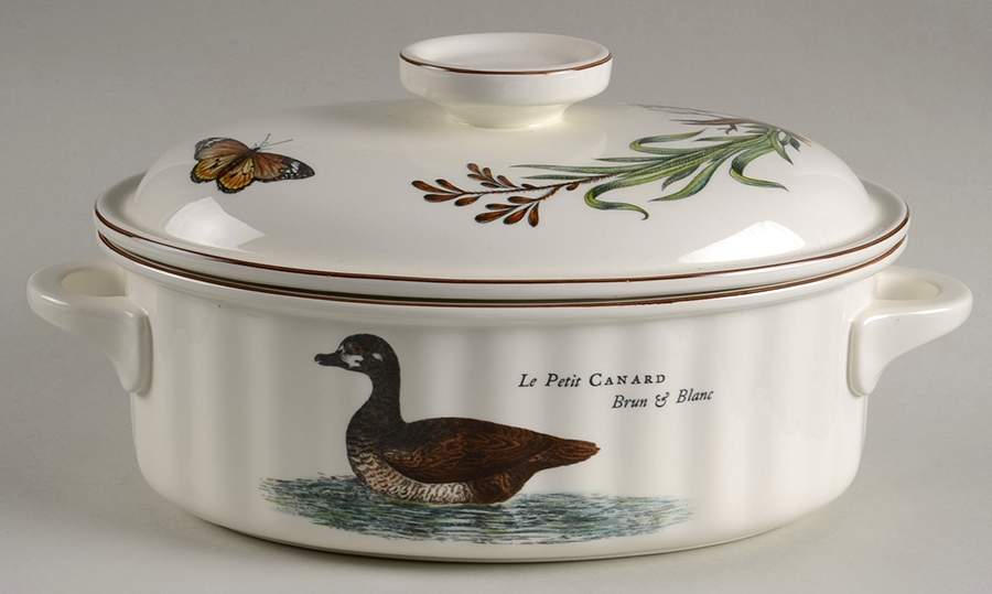 Paradiso (Brown Trim & Band) 1.75 Quart Oval Covered Casserole by Villeroy & Boch-1