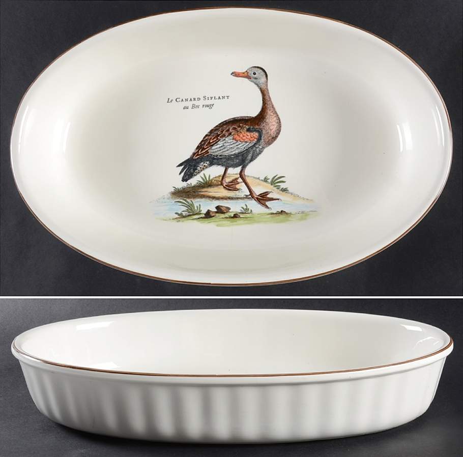 Paradiso (Brown Trim & Band) 13" Oval Baker by Villeroy & Boch-1
