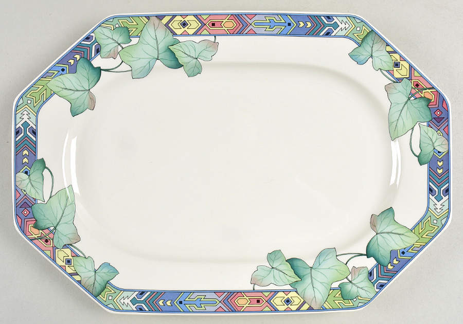 Pasadena 13" Oval Serving Platter by Villeroy & Boch-1
