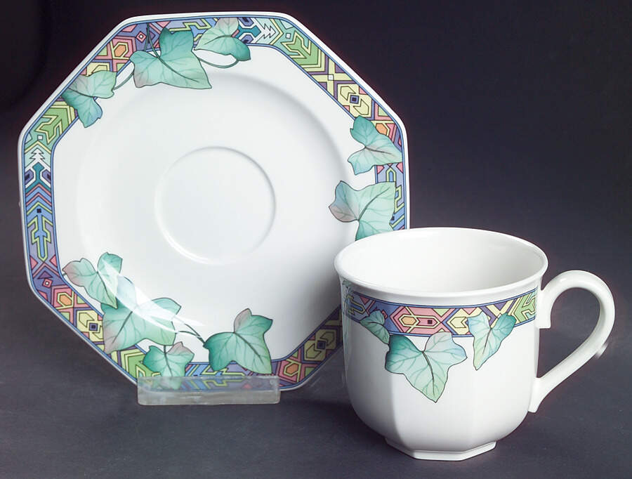Pasadena Flat Cup & Saucer Set by Villeroy & Boch-1