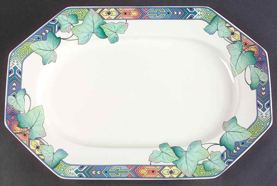 Pasadena 15" Oval Serving Platter by Villeroy & Boch-1