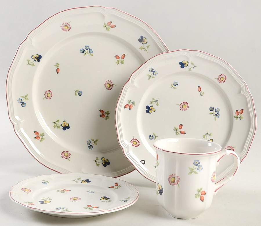 Petite Fleur 4 Piece Place Setting by Villeroy & Boch-1