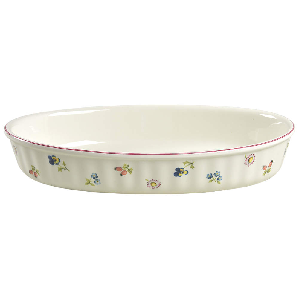 Petite Fleur 13" Oval Baker by Villeroy & Boch-1