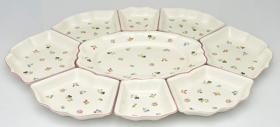 Petite Fleur 9 Piece Hors D'Oeuvres Set by Villeroy & Boch-1