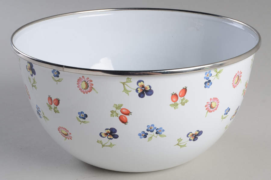 Petite Fleur 8" Metal Mixing Bowl by Villeroy & Boch-1
