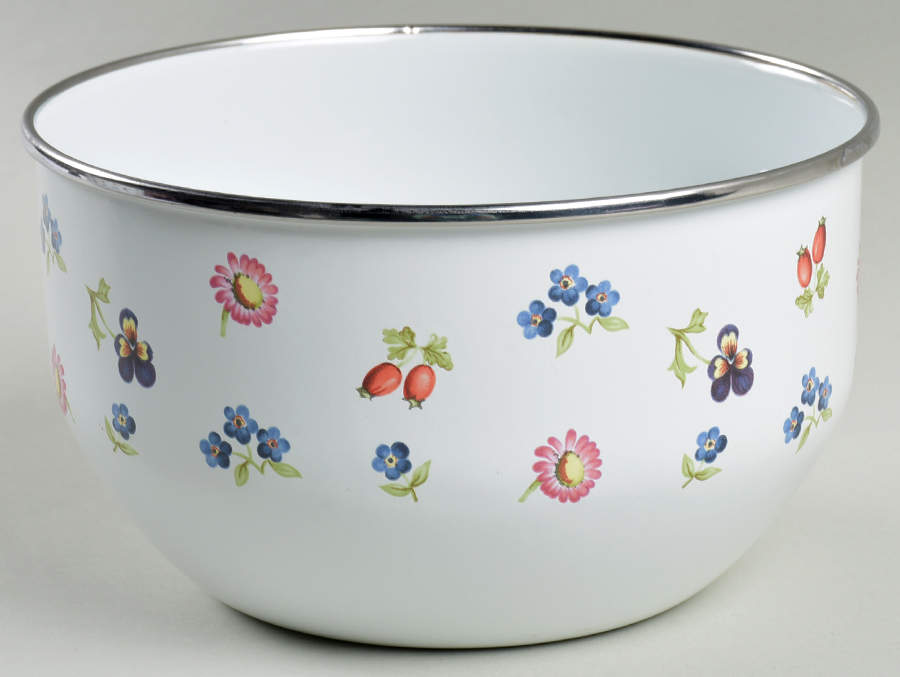 Petite Fleur 6" Metal Mixing Bowl by Villeroy & Boch-1