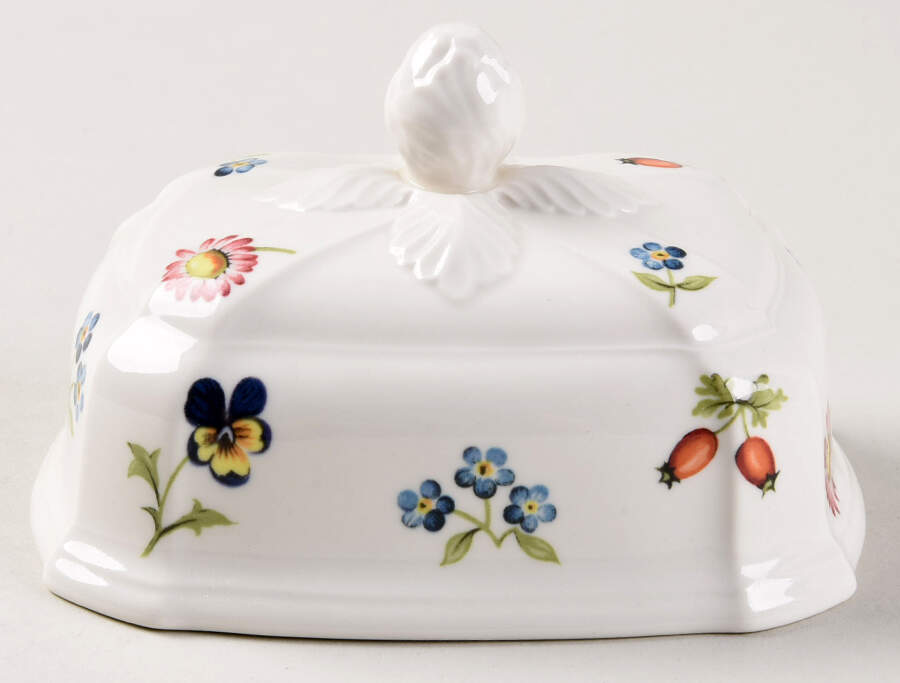Petite Fleur Lid for Small Rectangular Butter by Villeroy & Boch-1