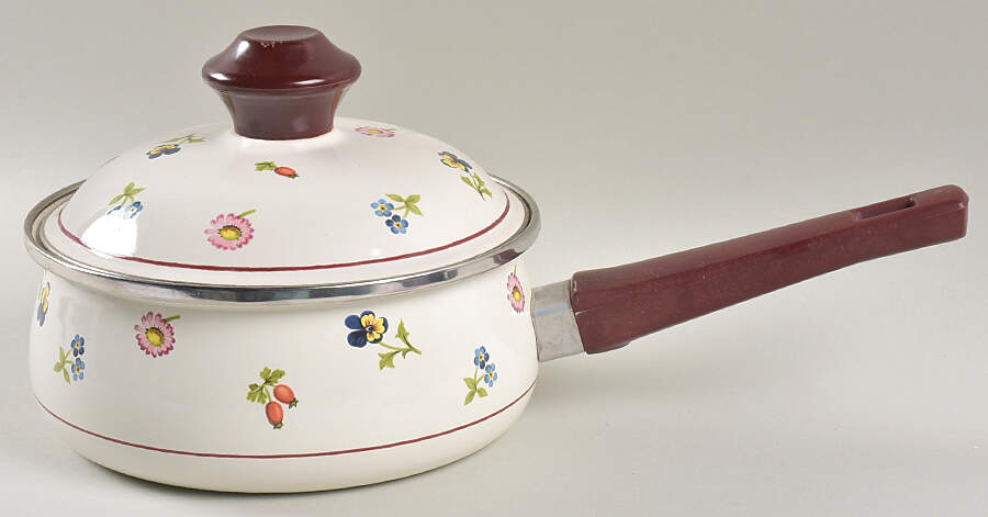 Petite Fleur 1.5 Quart Metal Covered Saucepan by Villeroy & Boch-1