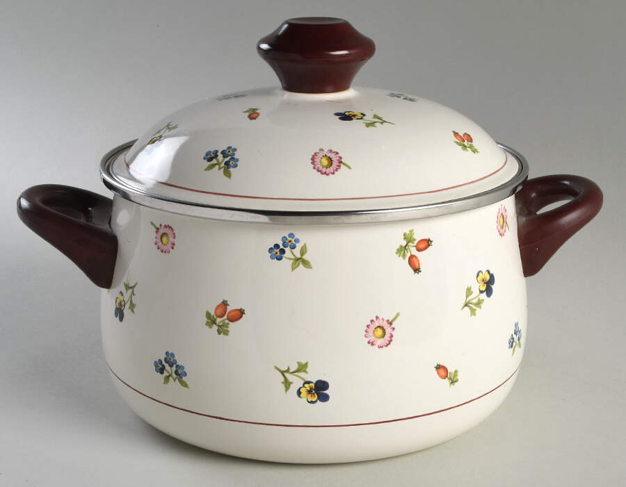 Petite Fleur 4 Quart Metal Stew Pot by Villeroy & Boch-1