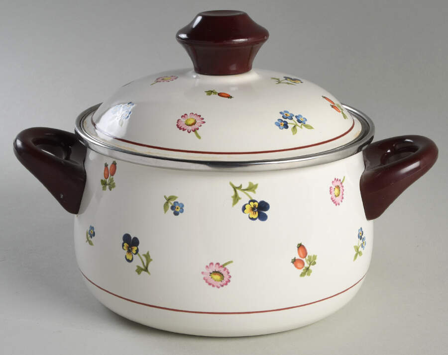 Petite Fleur 2 Quart Metal Stew Pot by Villeroy & Boch-1