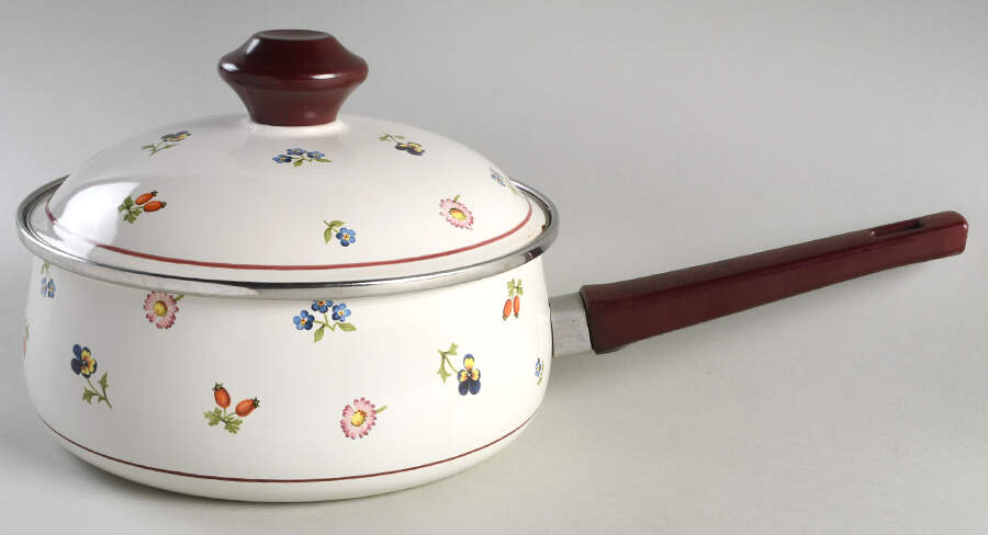 Petite Fleur 2.5 Quart Metal Covered Saucepan by Villeroy & Boch-1
