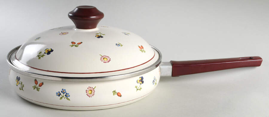 Petite Fleur 10" Metal Skillet & Lid by Villeroy & Boch-1