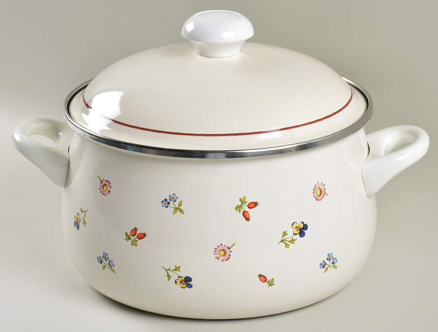 Petite Fleur 6 Quart Metal Stew Pot by Villeroy & Boch-1