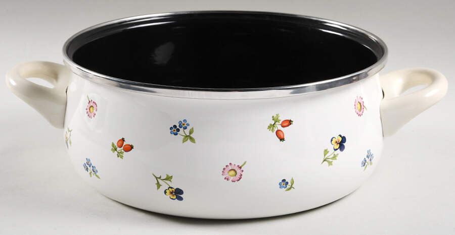 Petite Fleur 5 Quart Metal Stew Pot No Lid by Villeroy & Boch-1