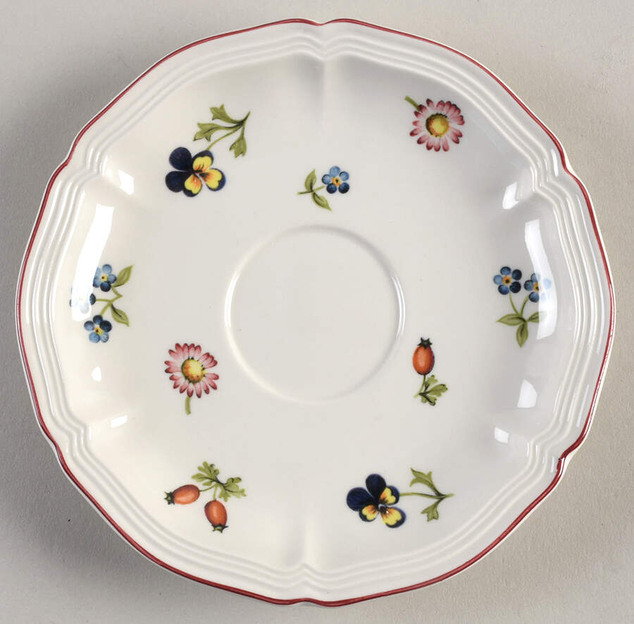 Petite Fleur Saucer for Flat Cup by Villeroy & Boch-1