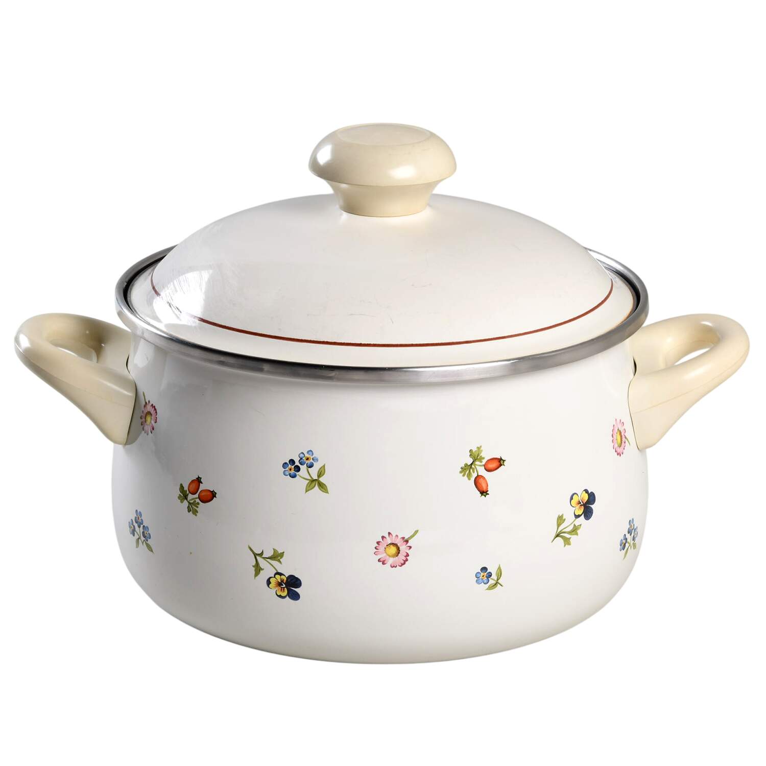 Petite Fleur 4 Quart Metal Stew Pot by Villeroy & Boch-1
