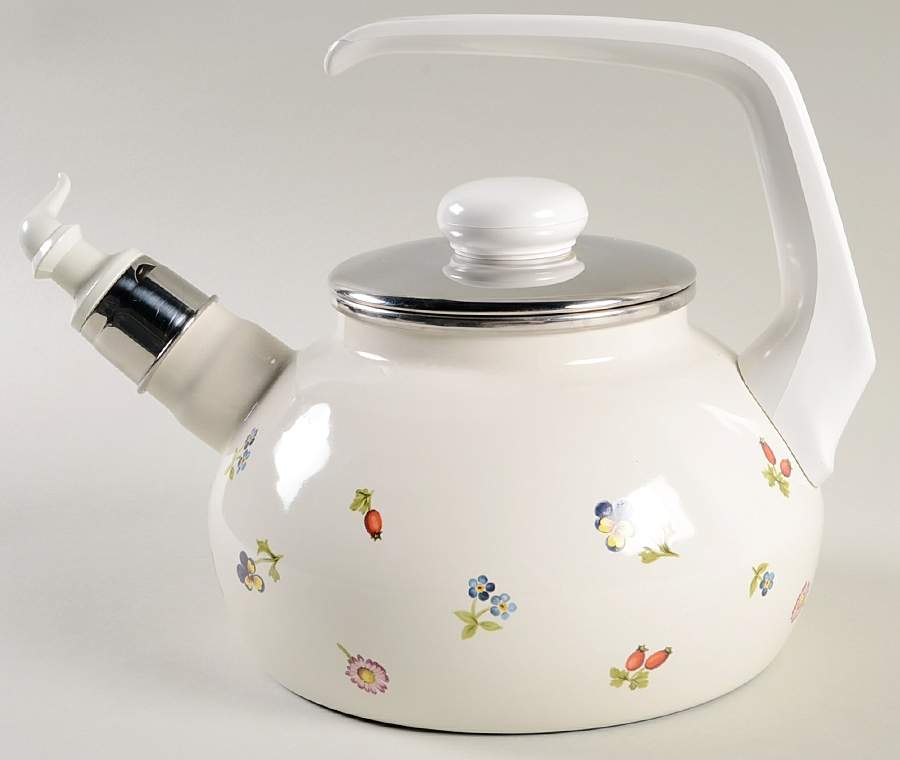 Petite Fleur Metal Kettle & Lid by Villeroy & Boch-1