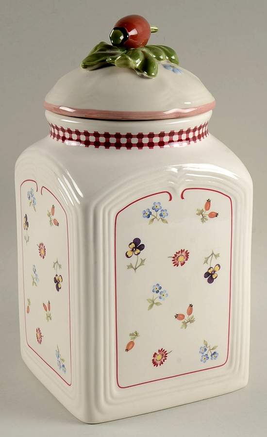 Petite Fleur Large Canister & Lid by Villeroy & Boch-1