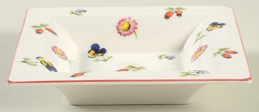 Petite Fleur 5" Square Bowl by Villeroy & Boch-1