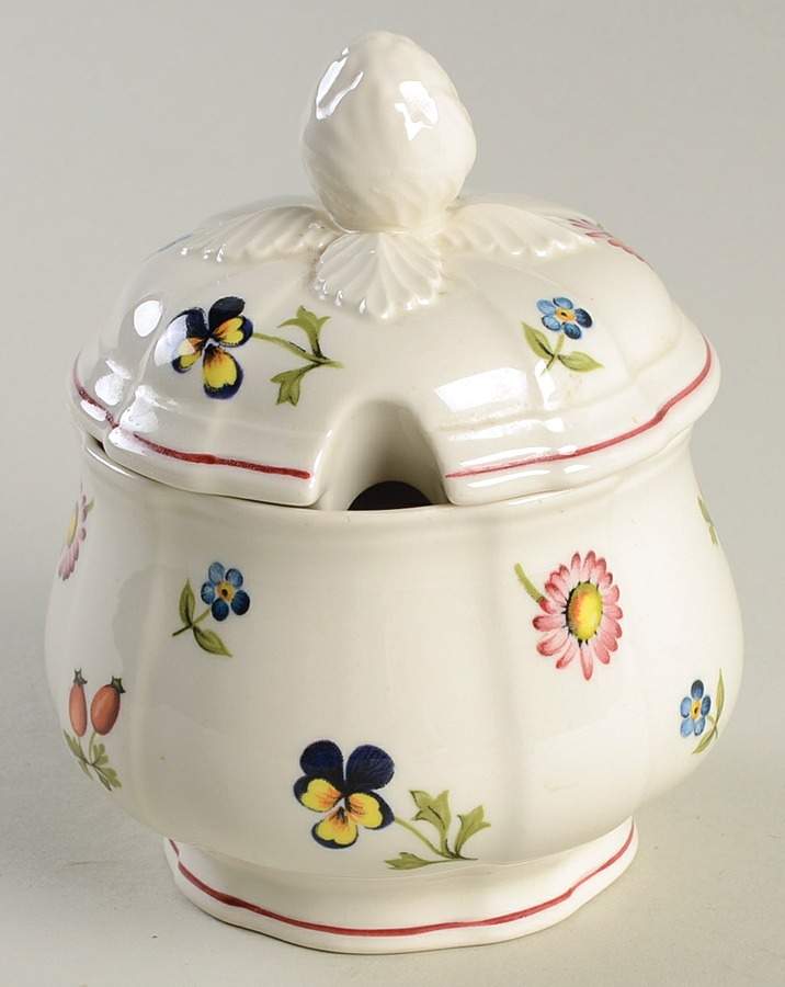 Petite Fleur Jam/Jelly & Lid by Villeroy & Boch-1