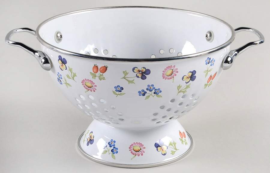 Petite Fleur Metal Colander by Villeroy & Boch-1