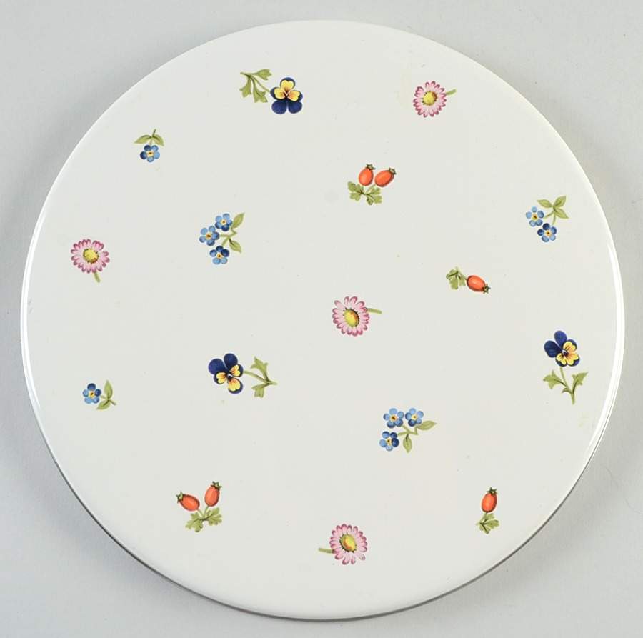 Petite Fleur 9" Individual Steel Stover Cover by Villeroy & Boch-1