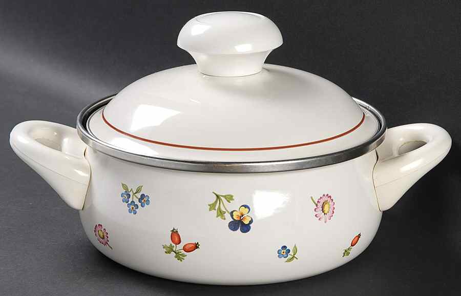 Petite Fleur 1.5 Quart Metal Stew Pot by Villeroy & Boch-1