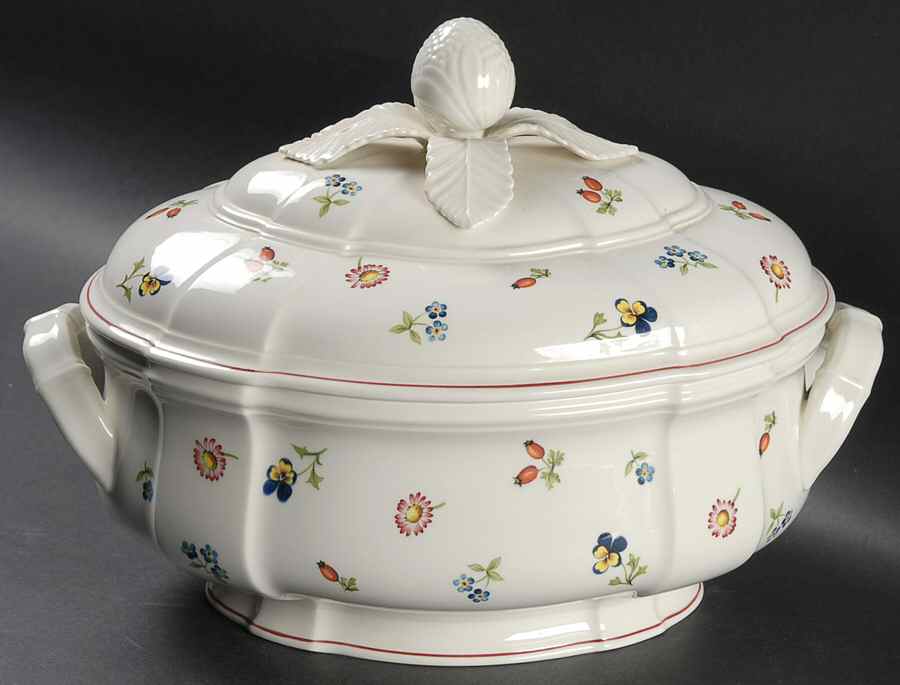 Petite Fleur Oval Tureen & Lid by Villeroy & Boch-1