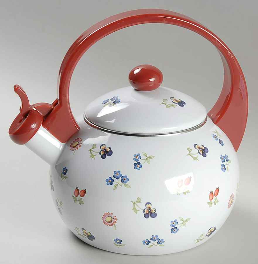 Petite Fleur Metal Kettle & Lid by Villeroy & Boch-1