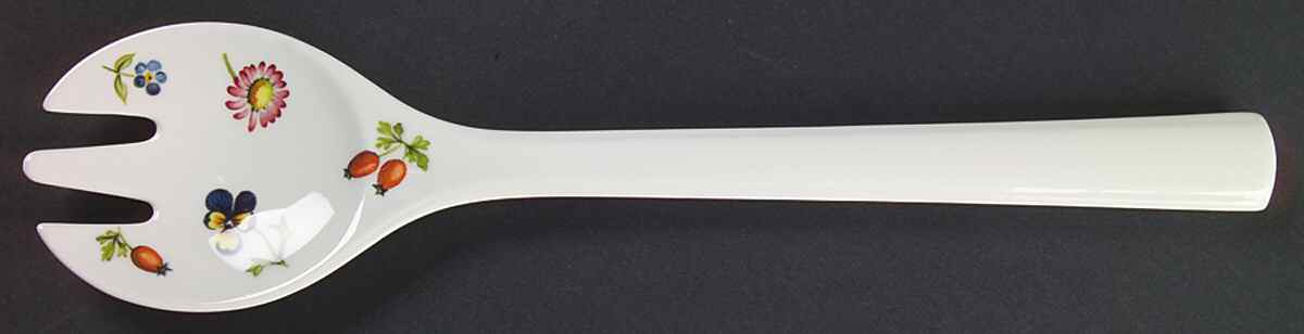 Petite Fleur Salad Serving Fork, Solid Piece by Villeroy & Boch-1