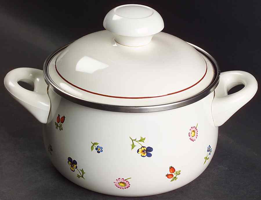 Petite Fleur 2 Quart Metal Stew Pot by Villeroy & Boch-1