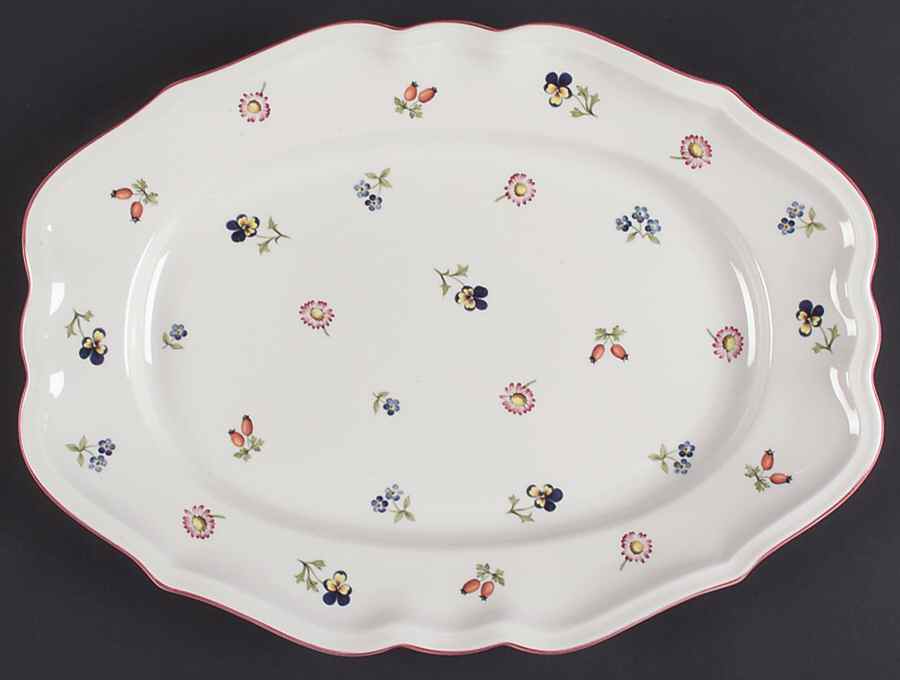 Petite Fleur 14" Oval Serving Platter by Villeroy & Boch-1
