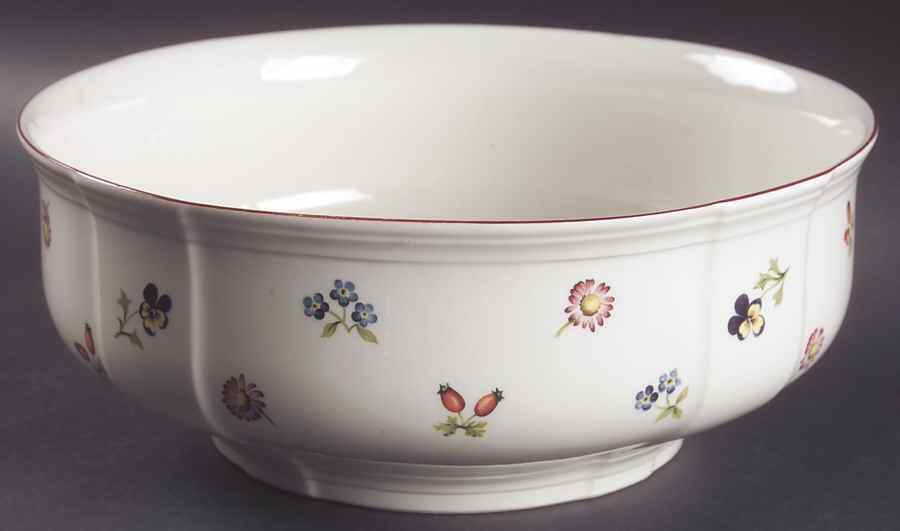 Petite Fleur 9" Round Vegetable Bowl by Villeroy & Boch-1